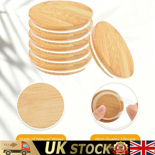 6pcs bamboo lids for - 6pcs, gü
