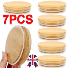 7pcs Bamboo Lids for