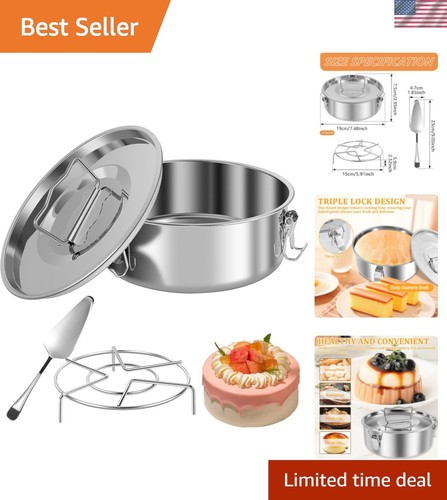 Flan mold with lid - with,