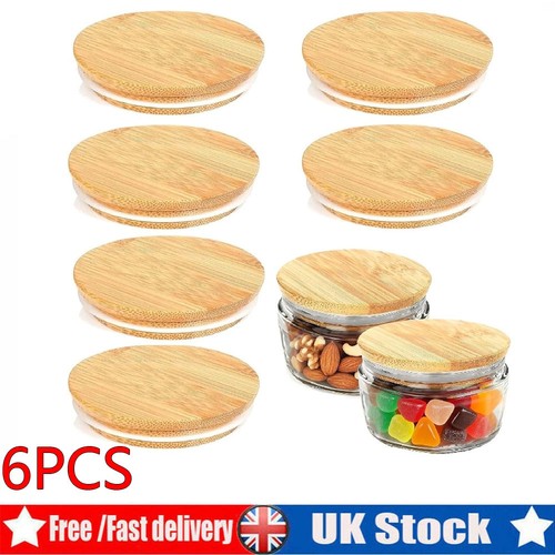 6pcs bamboo lids for gü - lids,