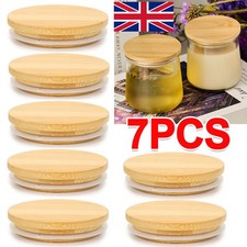 7pcs Bamboo Lids for